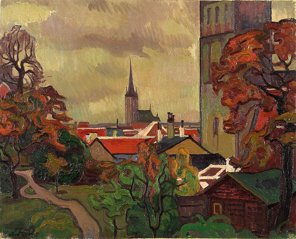 view on tallinn